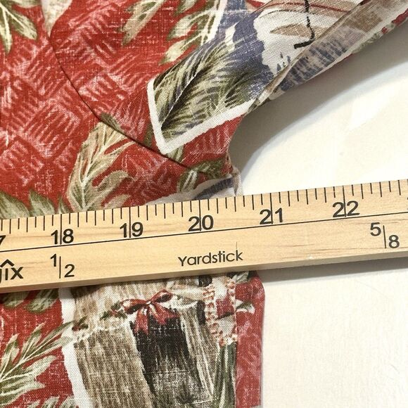 Mele Kalikimaka Reyn Spooner Christmas Hawaiian Boys Shirt Size XL 2014 Pullover - Picture 3 of 11